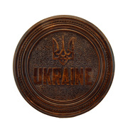 украинские сувениры, булава деревянная продам, тарелки с тризубом