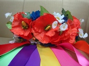 Венок украинский на голову с лентами на Ивана Купала