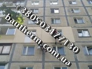 Утепление стен снаружи коттеджей, дач и домов Донецк.