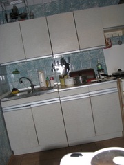 Отдаю даром: кухня Золушка (нержав. мойка в подарок) + эл. плита