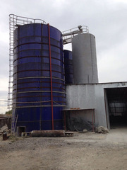 Продаётся линия для хранения, переработки и расфасовки цемента