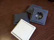 Розетки и выключатели новые