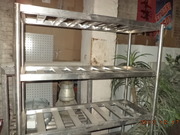 Стеллаж Нержавеющий бу в хорошем состоянии