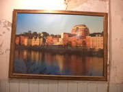 Картина под стеклом США в хорошем состоянии б у