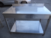 Мебель нержавеющая бу, при покупке морозильный ларь в подарок.