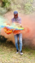 Дымовая шашка MA0511, Цветной дым