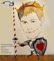 Шарж на 23 февраля, портретный шарж, сюжетный шарж, корпоративный шарж